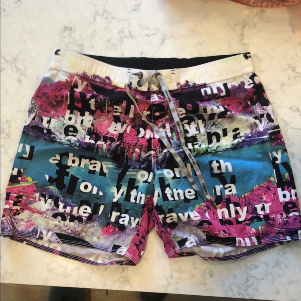 Diesel beach floral bathing suit